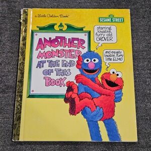 Another Monster at the End of This Book Little Golden Book Sesame Street Grover